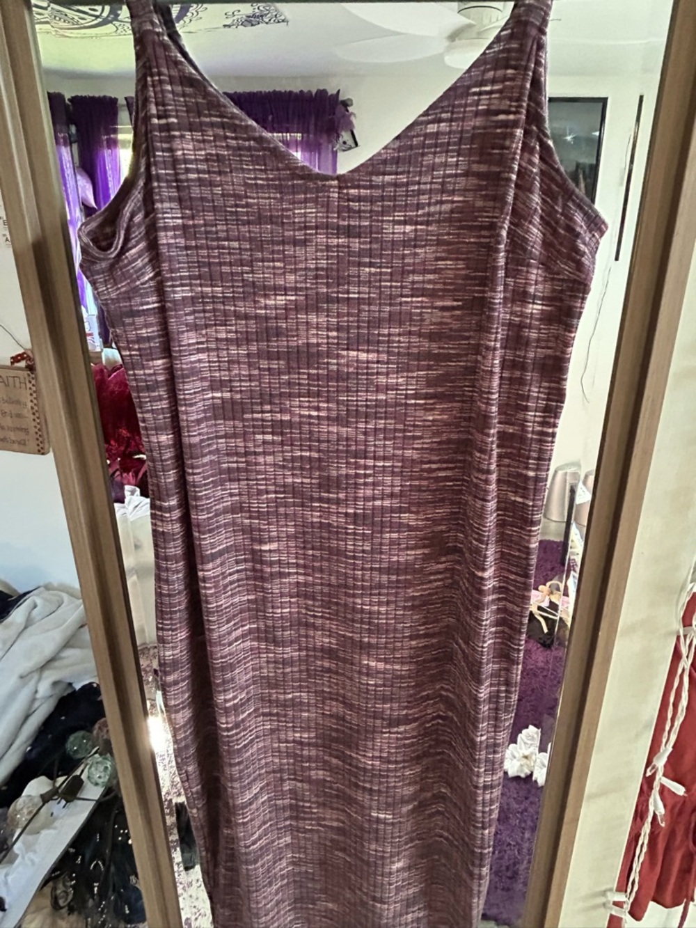 torrid Heathered Plum Maxi Slip Dress